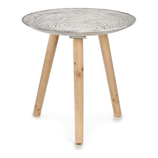 Bijzettafel Spiralen Hout