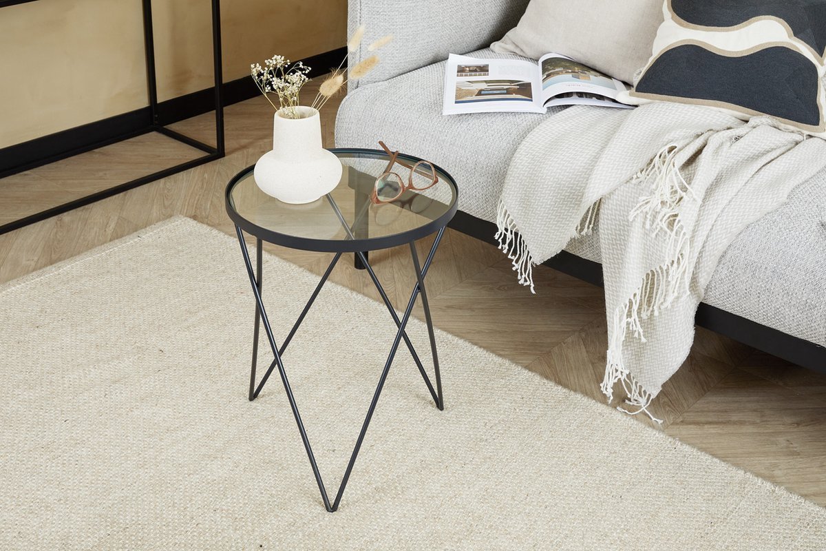 Bijzettafel Emily - Zwart