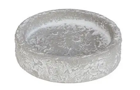 Schotel amberblokje lichtgrijs