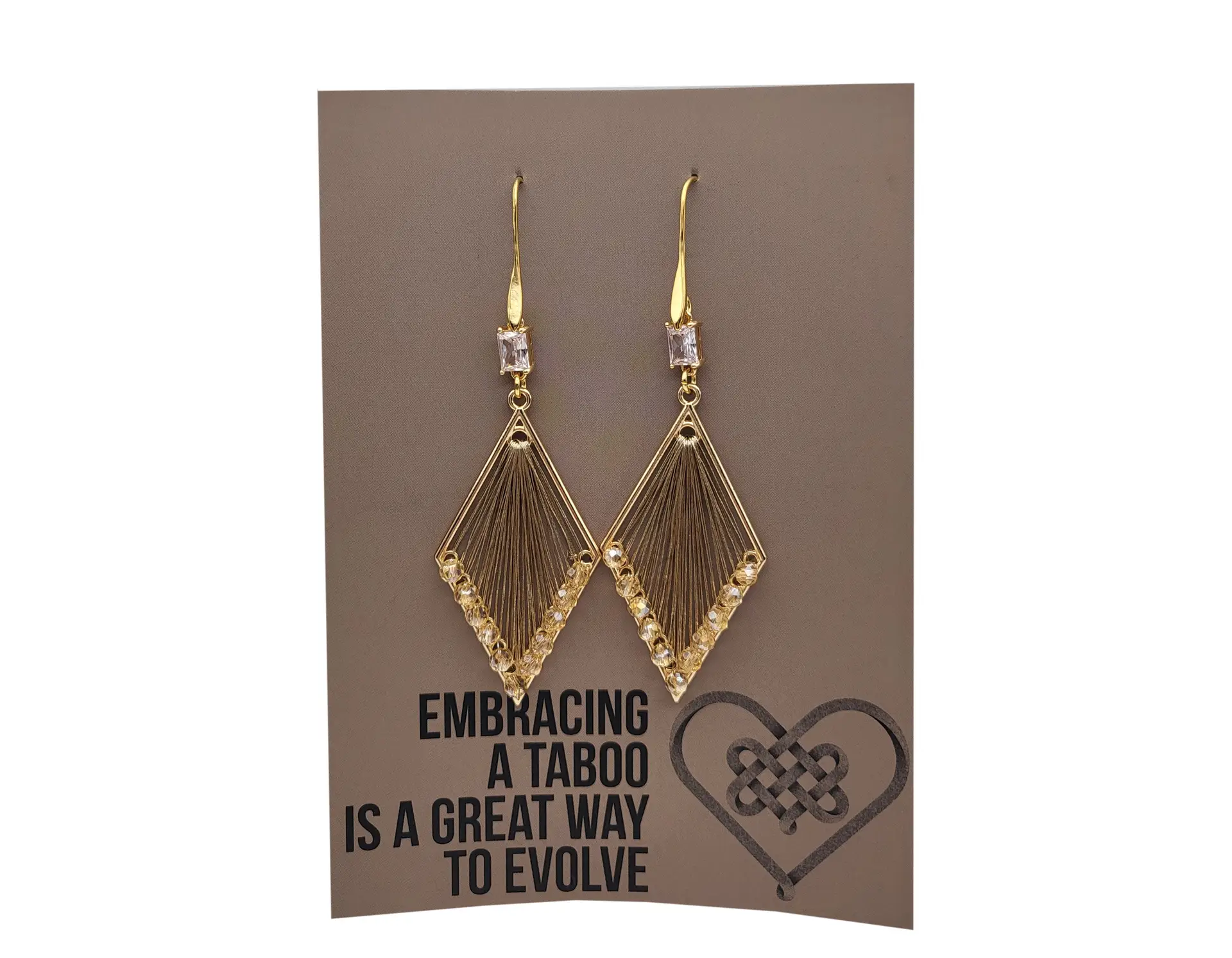 Oorbellen CHARMAINE Champagne