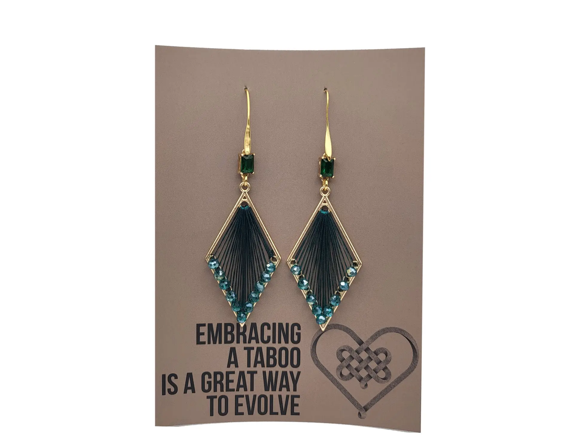 Oorbellen CHARMAINE Groen