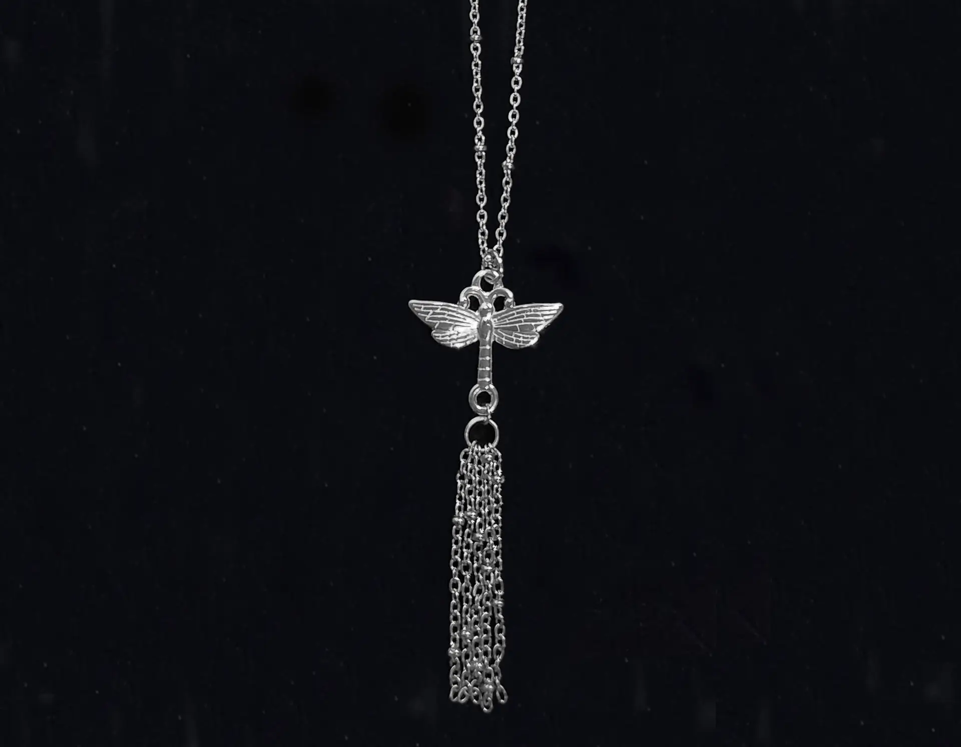 Collier DRAGONFLY silver