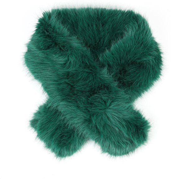 Bontsjaal - Fake Fur - Groen