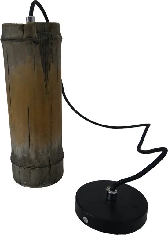 Plafondlamp bamboelook- lamp voor plafond