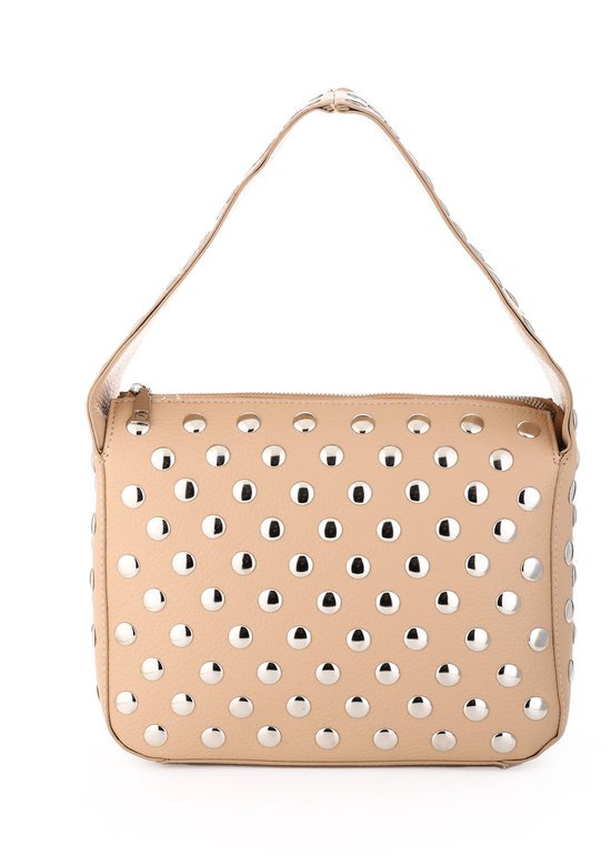 Luxe studs tas- Camel