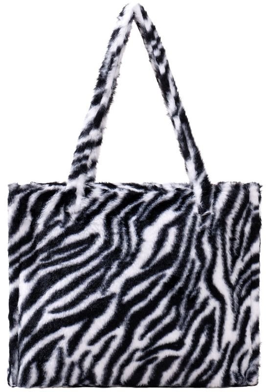 Shopper - fluffy zebra