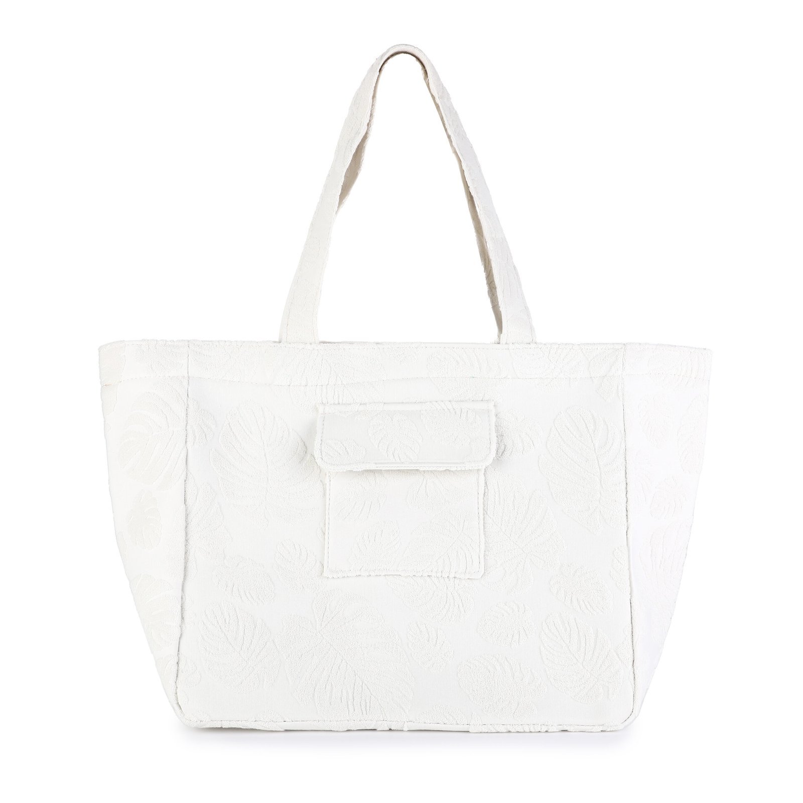 Shopper met blad motief