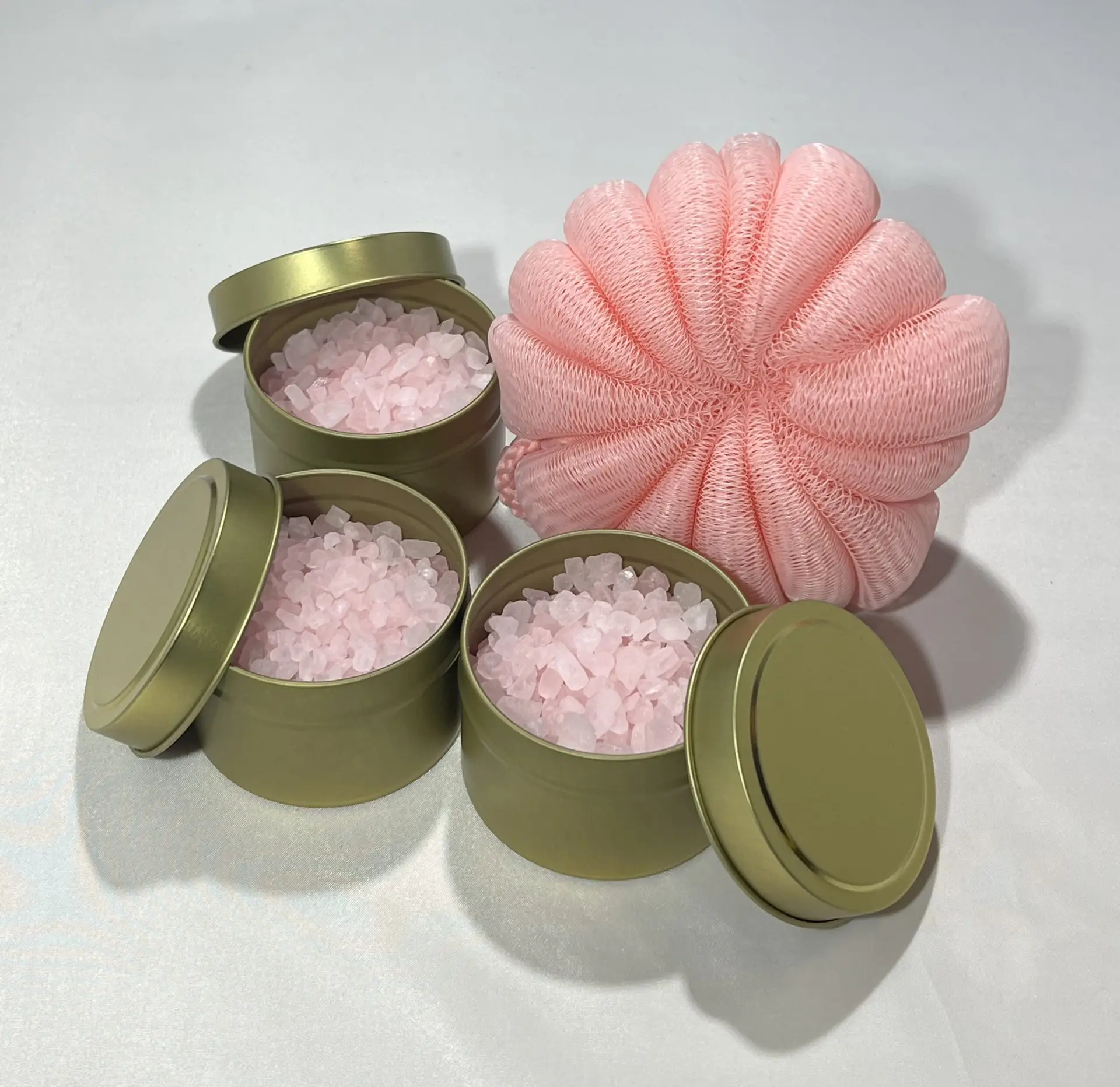 badzout set met douche puff