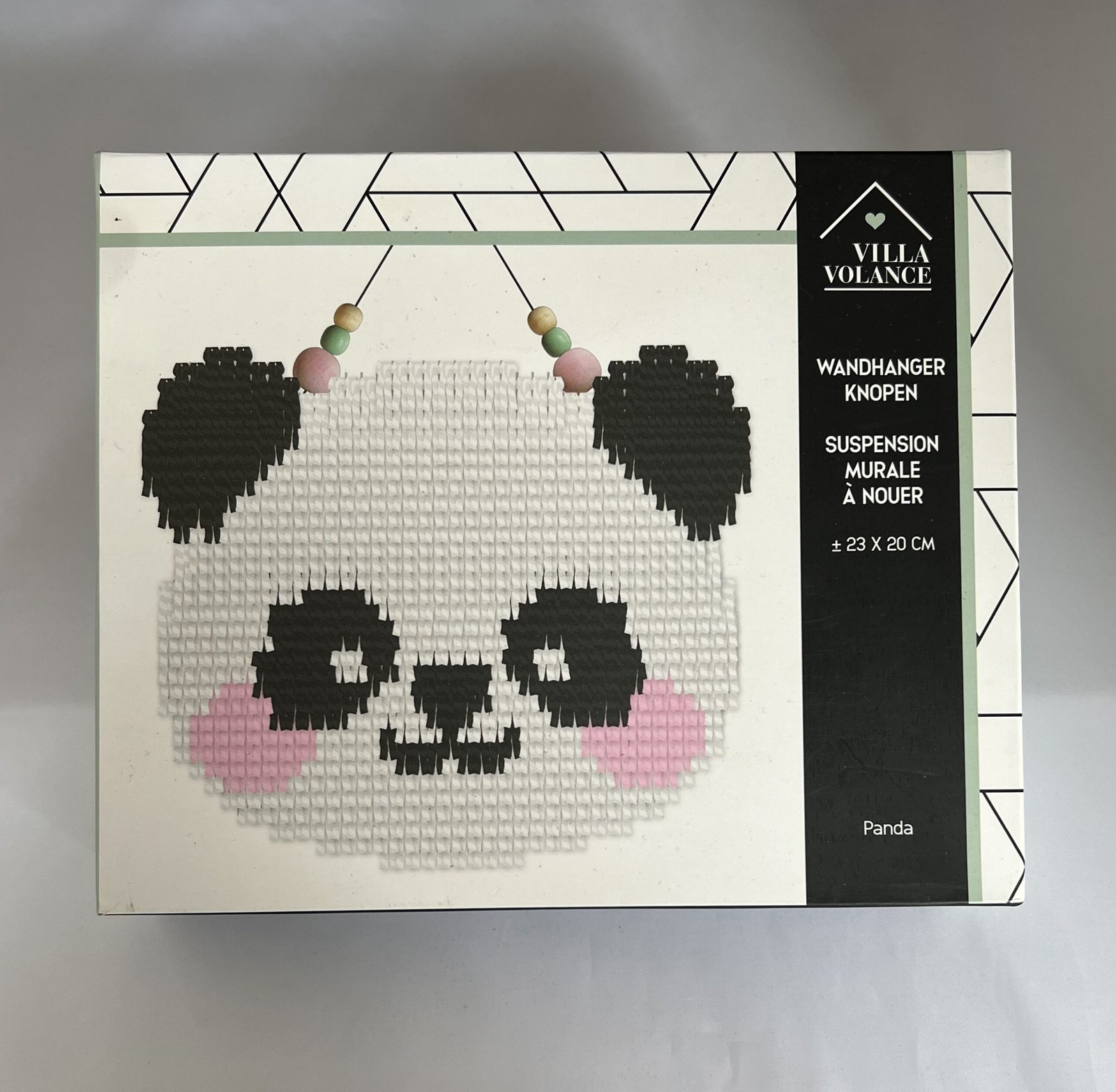 Villa Volance Wandhanger knopen (panda)