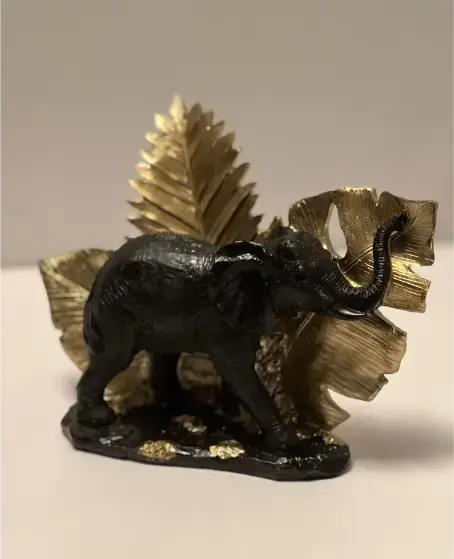 Beeld Olifant Goudkleurig