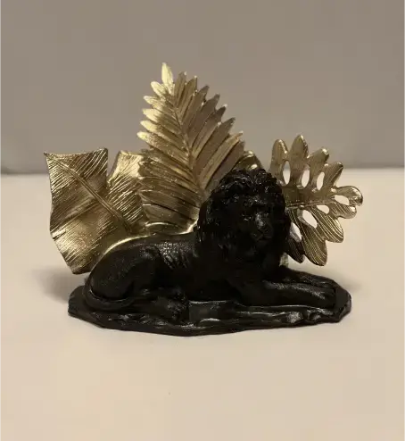 Clayre & Eef Beeld Leeuw Goudkleurig