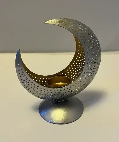 Waxinelichthouder lantaarn maan