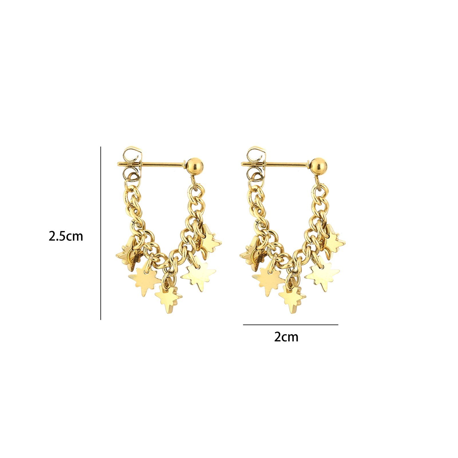 Chain oorstekers morning star