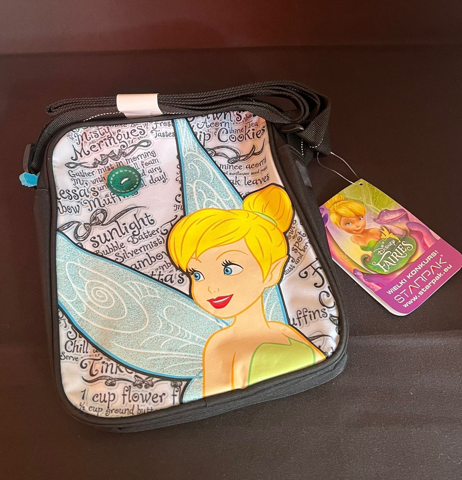 Disney Tinkerbell crossbody met glitter - Afbeelding 2