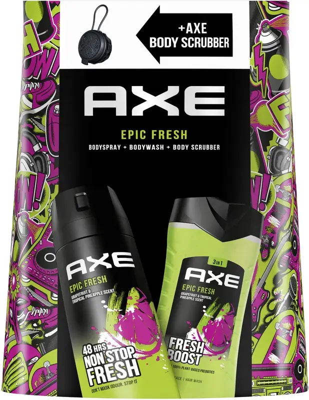 AXE Epic Fresh+ Axe Body Scrubber