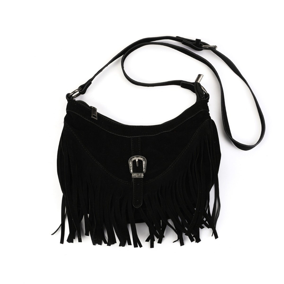 Cowboy schoudertas- Zwart