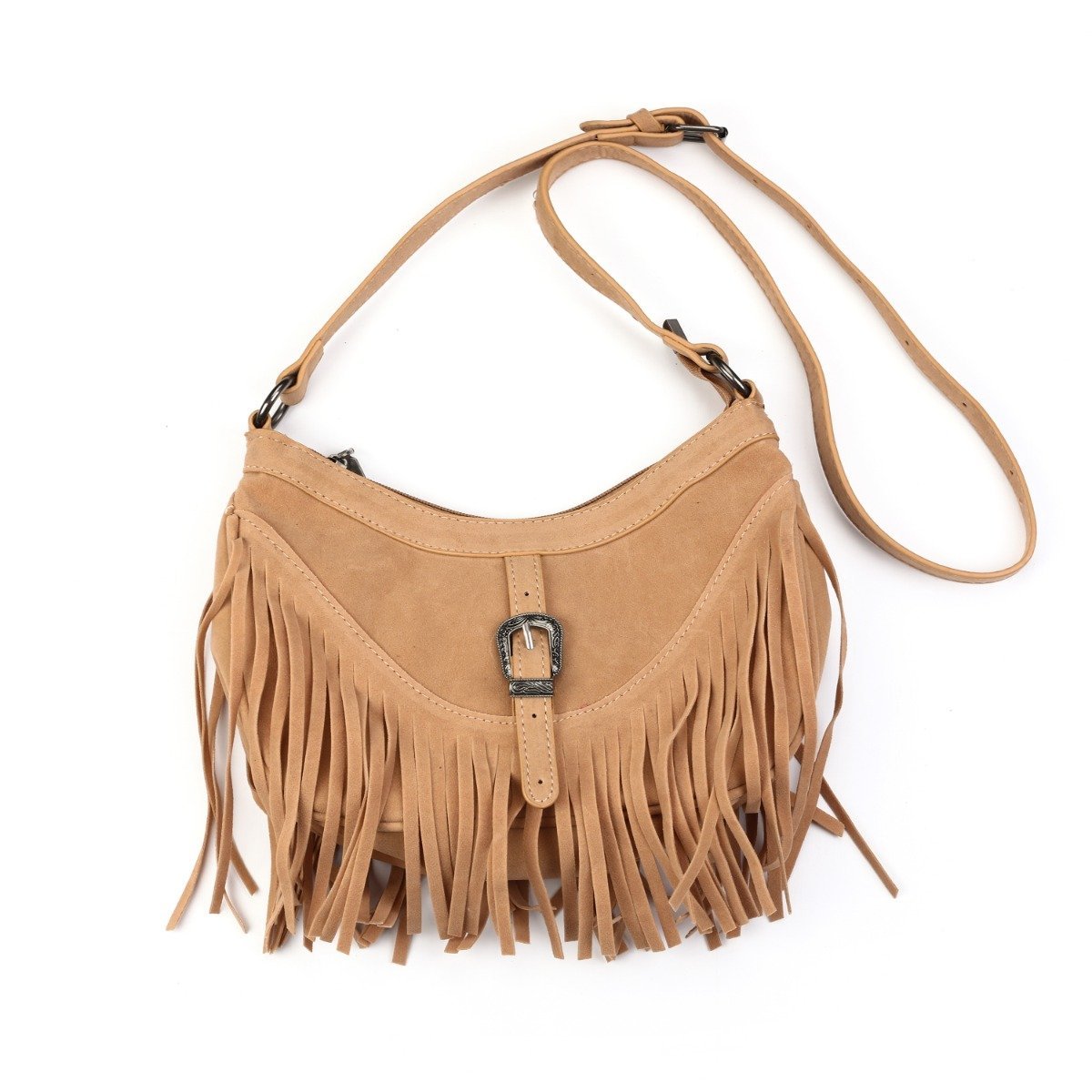 Cowboy schoudertas- Beige