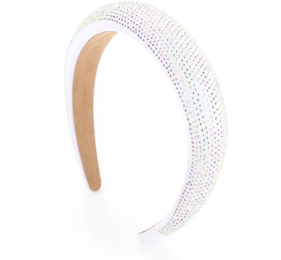 Luxe Diadeem beadazzled white