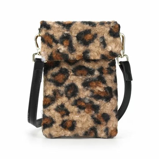 faux fur tasje leo – panterprint