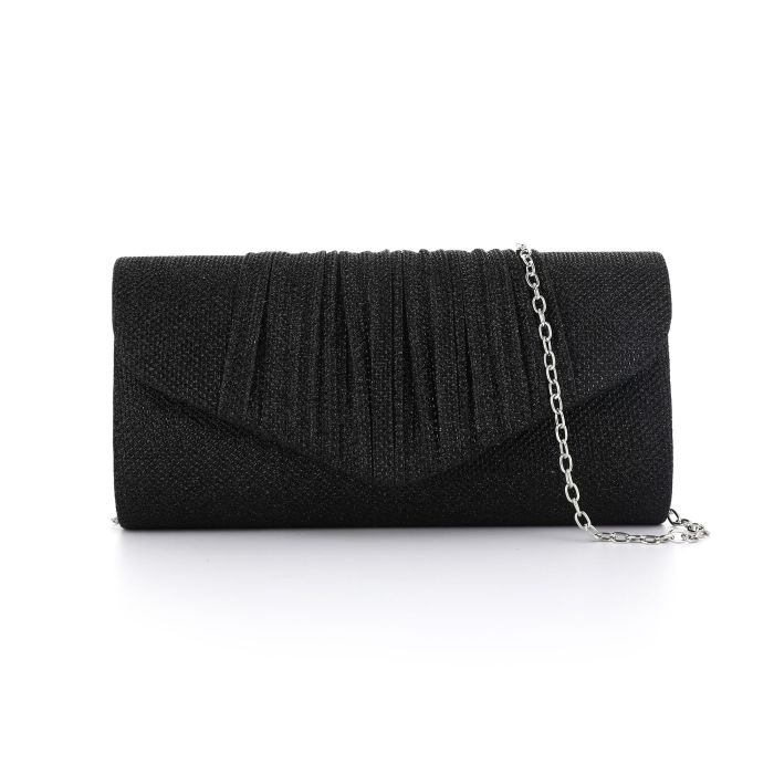 Party clutch- Zwart