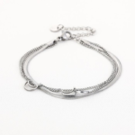 Armband met maantjes- Zilver