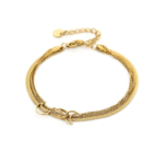 Armband met maantjes- Goudkleurig