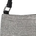 Dames Schoudertas - Glitter White