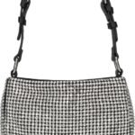 Dames Schoudertas - Glitter White