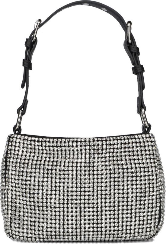 Dames Schoudertas - Glitter White