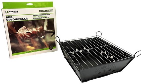 Opvouwbare barbecue - Houtskoolbarbecue met ventilatiegaten