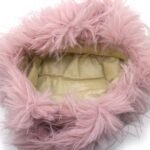 schoudertas - fluffy- licht roze