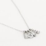 ketting zilver met bedels letters LOVE