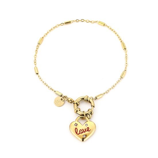 LOVE armband met hartje