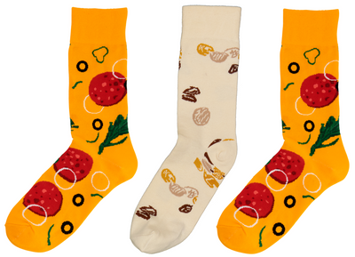 Giftset Socks Pizza - 4 Pairs