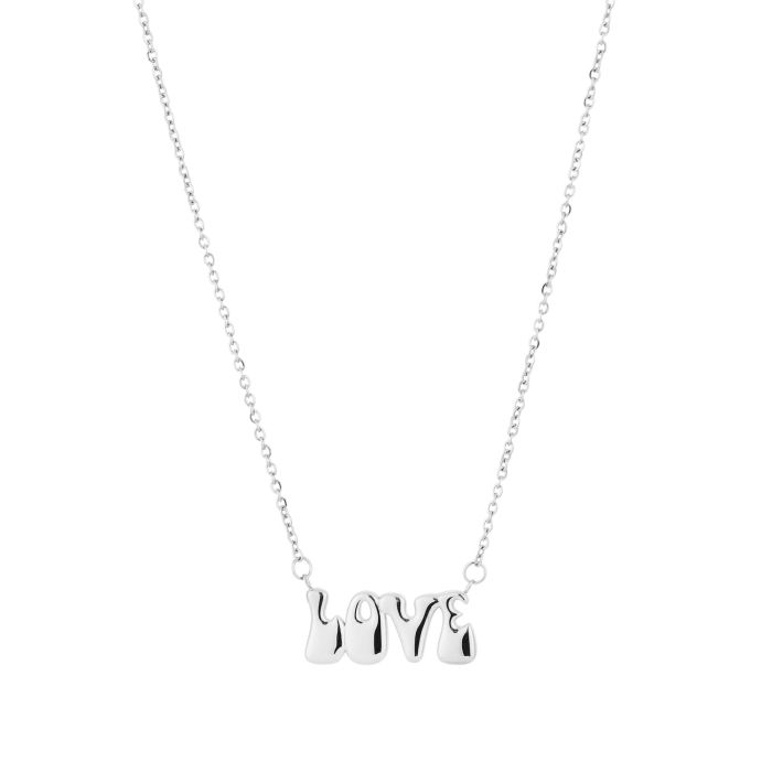 LOVE ketting- zilver