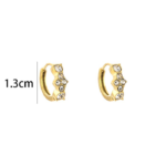 Oorbellen Zirkonia strass